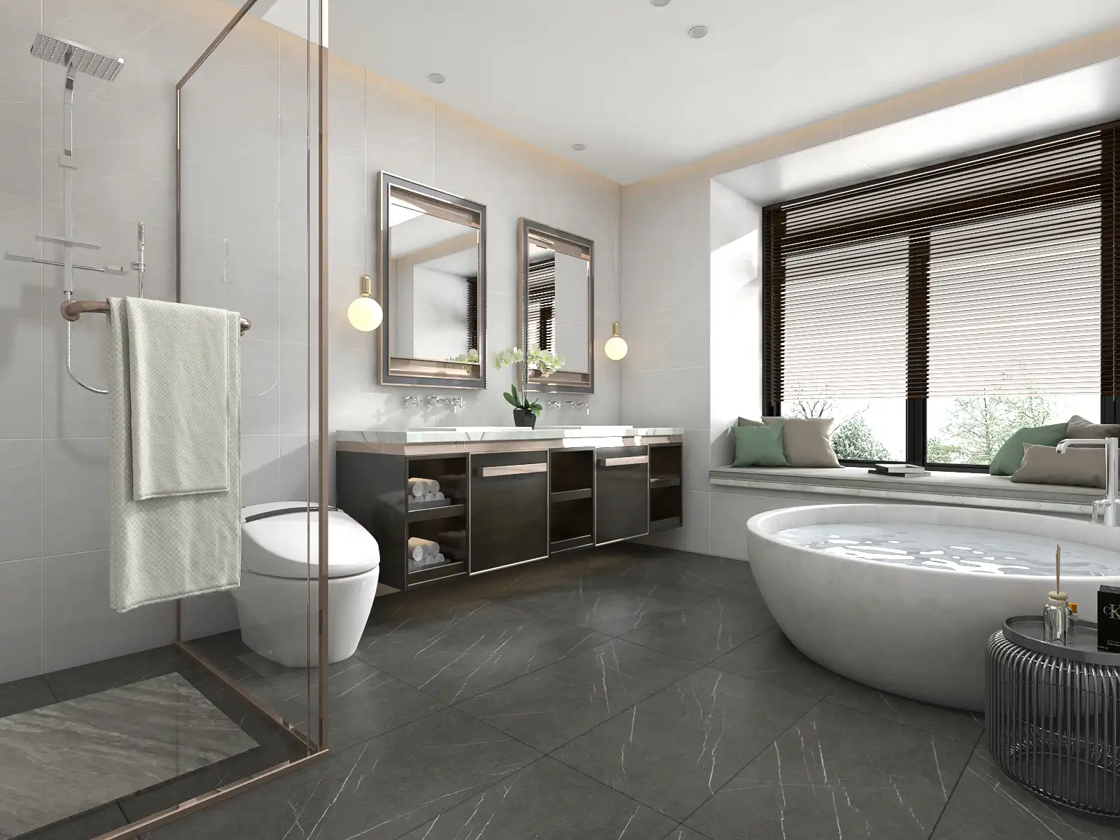 La Bella Light Grey - GD48302M 2 Madonna Litta Gạch Davinci - Goldgres